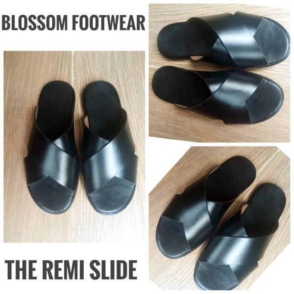 THE REMI SLIDE BLACK